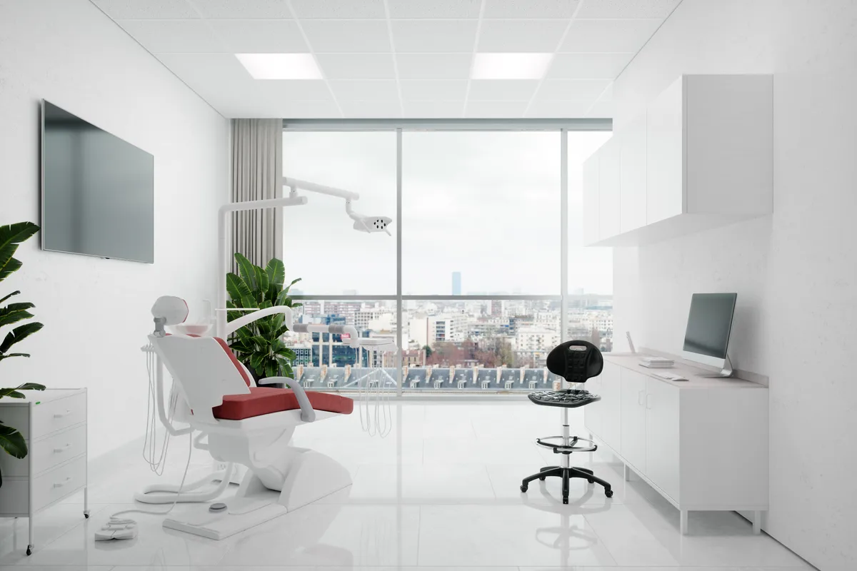 Modern dental clinic interior