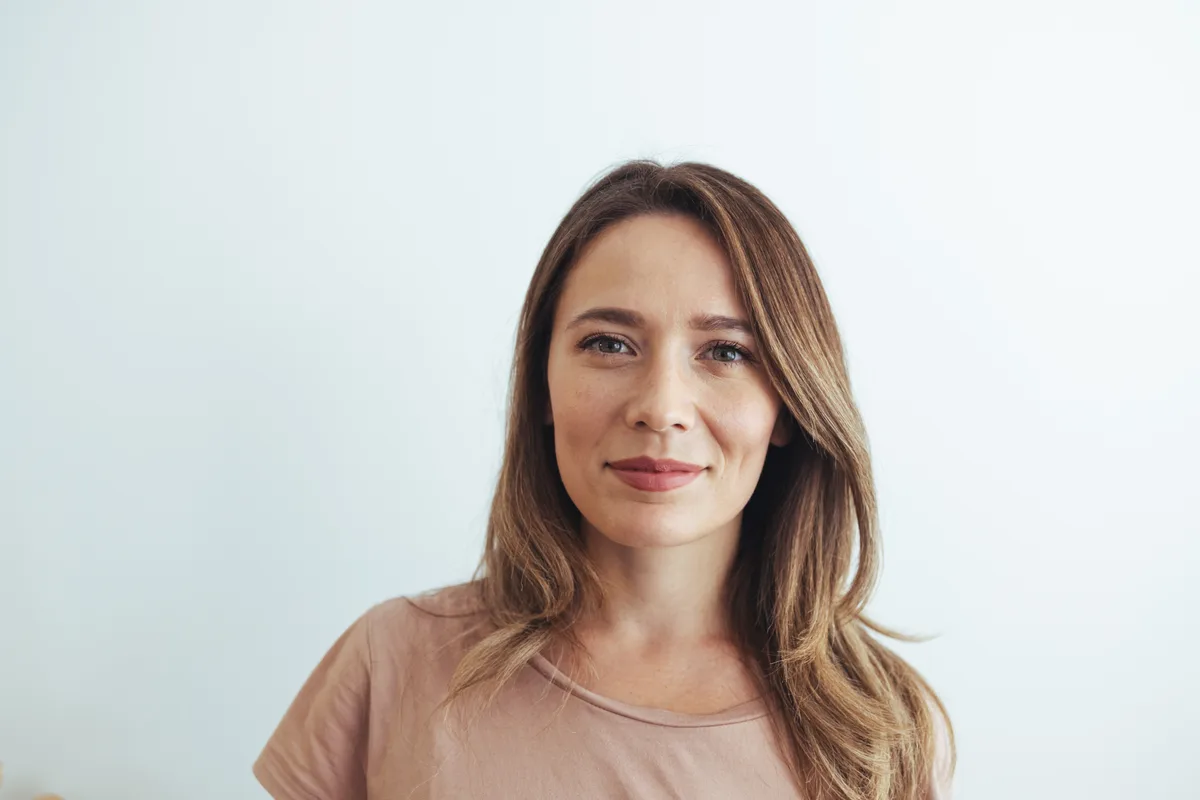 A close-up of a healthy, confident smile