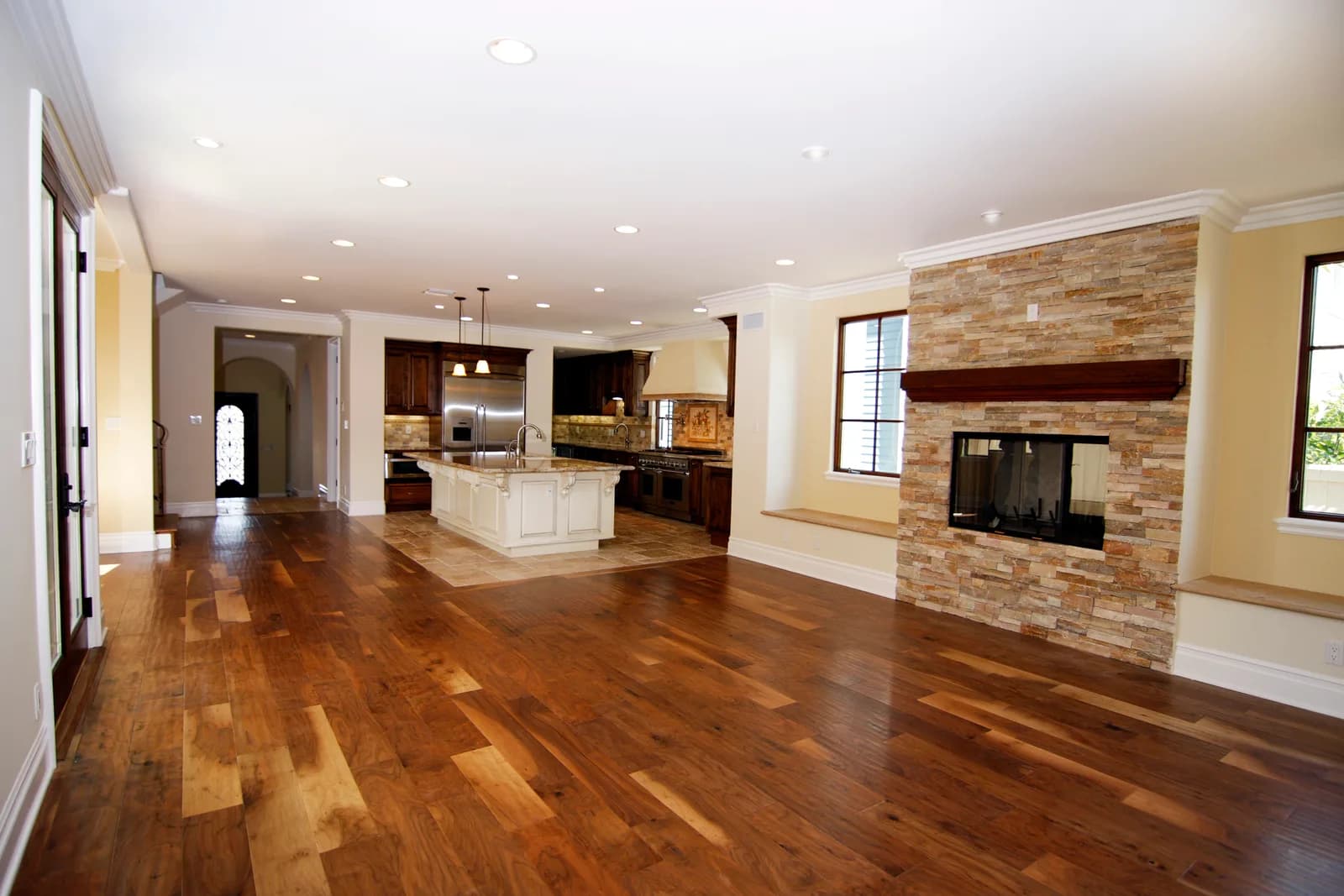 Beautifully remodeled modern kitchen interior