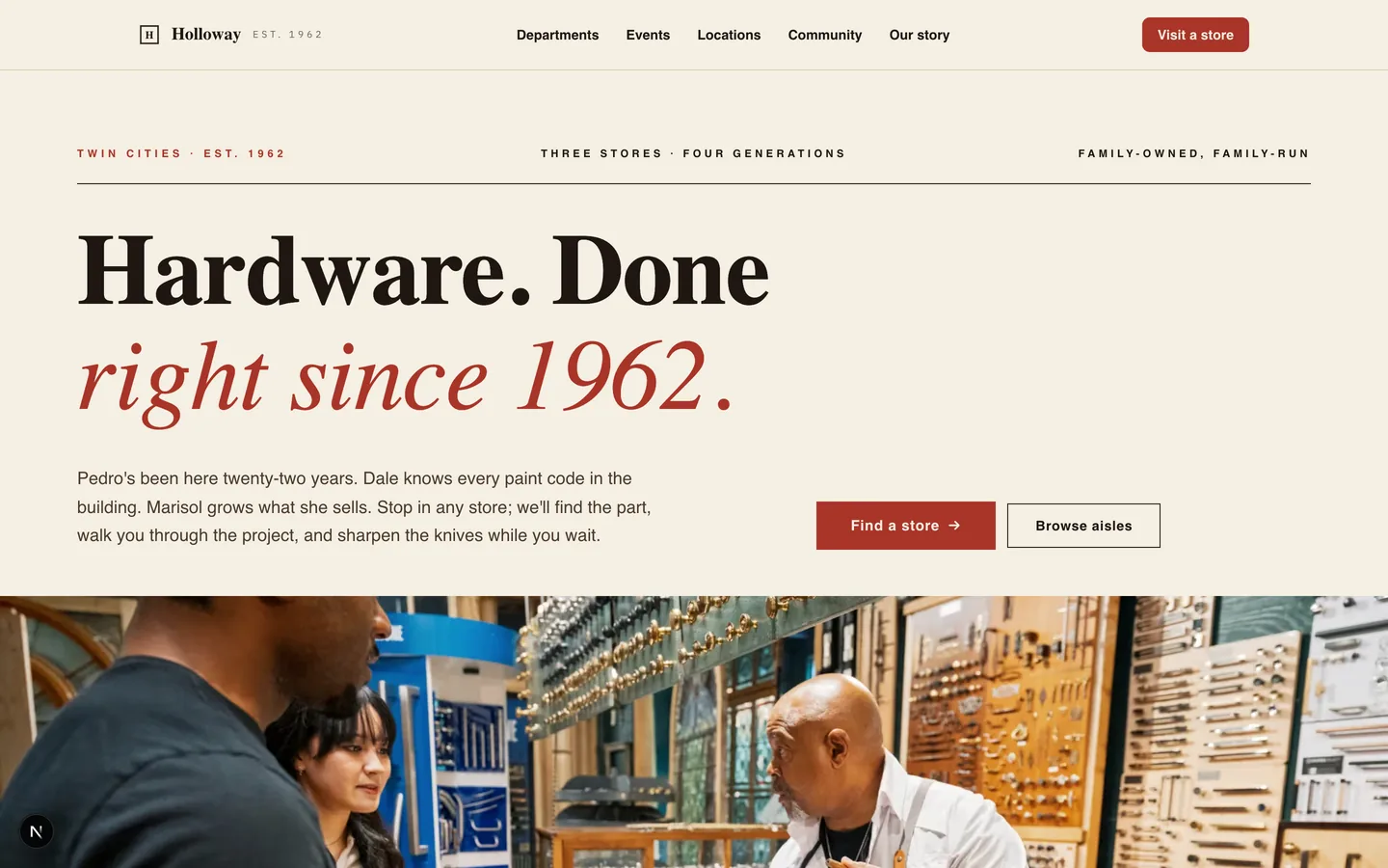 Local Business sample site preview