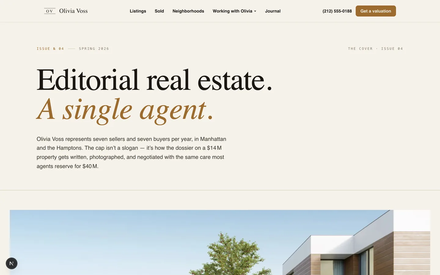 Real Estate sample site preview